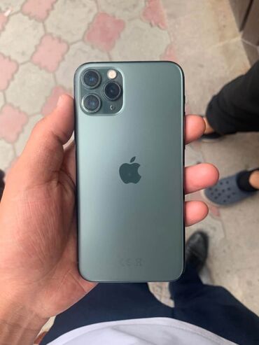 ноутбук intel core i3: IPhone 11 Pro, Колдонулган, 256 ГБ, Alpine Green, Каптама, 76 %