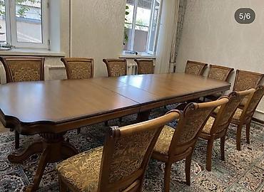 study table: Продается только СТОЛ из натурального дерева, раскрывается/собирается — 1