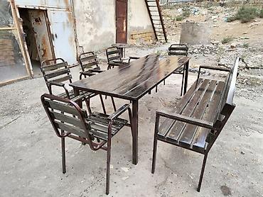 Bağ, çöl masa və oturacaq dəstləri: Stol stul destleri 1 eded stul 25 azn. ✅ 4 neferlik dest 220 azn ✅ 6 -da lalafo.az — 10 Bağ, çöl masa və oturacaq dəstləri: Stol stul destleri 1 eded stul 25 azn. ✅ 4 neferlik dest 220 azn ✅ 6 — 10