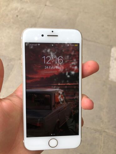 iphone 10 en ucuz: IPhone 7, 32 GB, Qızılı, Barmaq izi