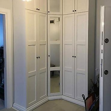 Sifarişlə dolablar: Düz dolab, Mətbəx üçün, Hamam üçün, Qonaq otağı üçün, Paltar üçün, Kupe, Quraşdırıla bilən — 24