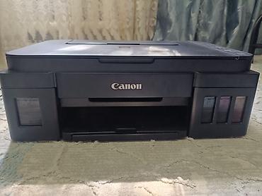 копия: МФУ Canon Б/У с системой непрерывной подачи чернил (встроенные — 1