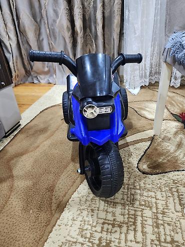 cadir evler: Uşaq üçün elektrikli üçtəkərli motosiklet alinib 110m 4 ay istifade — 2