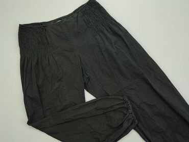 Spodnie: Spodnie L (EU 40), stan - Dobry, wzór - Jednolity kolor, kolor - Czarny