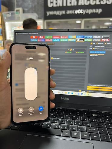 12 pro mac: IPhone 14 Pro Max, 128 ГБ, цвет чёрный Телефон полностью в рабочем — 1