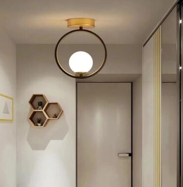 İşıqlandırma: Çılçıraq, 1 lampa, Metal