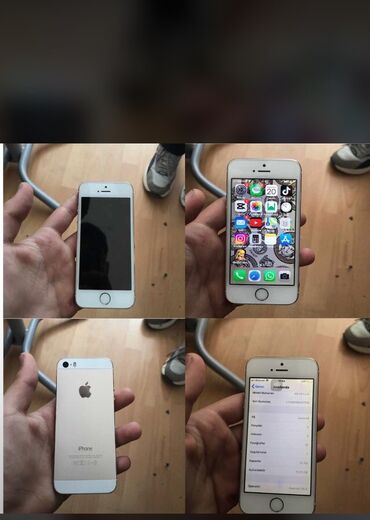 Apple iPhone: IPhone 5s, 32 GB, Qızılı, Barmaq izi, Face ID