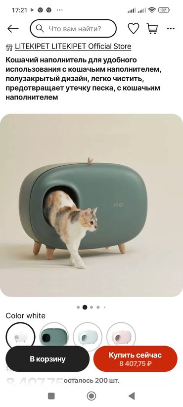 кошачья мята: Кошачий туалет
