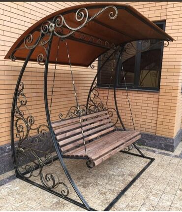 Sifarişlə bağ yelləncəkləri: Metal EN MMC olaraq istədiyiniz forma və ölçüde demir işlerinin — 19