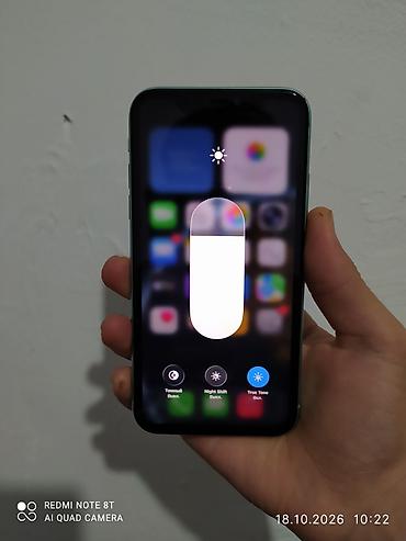 iphone 11 цена бишкек бу: IPhone 11, Колдонулган, 64 ГБ, Жашыл, Коргоочу айнек, Куту, 100 % — 5