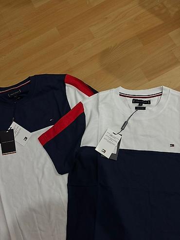 tommy helfiger: Мужская футболка, S, M, L, Tommy Hilfiger, Новый, цвет - Белый, Самовывоз — 2