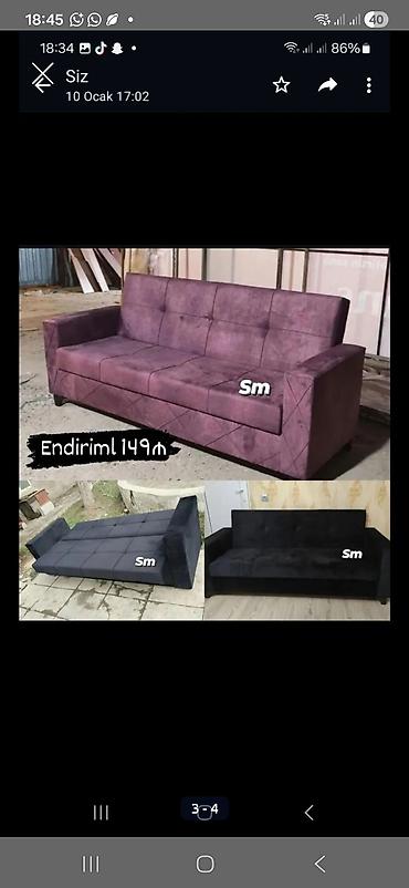 mebel stullar: Açılan, bazalı divan - Üç nəfərlik rahat oturma sahəsi - Asanlıqla — 3
