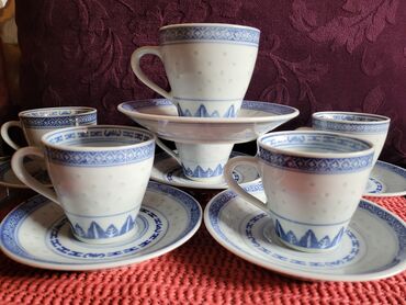 Kuhinjski setovi: Soljice nove jing dezen pirincani porcelan iz 60,70ih godina — 2