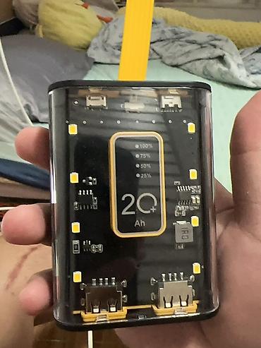 socket 1155: Внешний аккумулятор (Power Bank) 20 000 мА·ч с фонарём - Емкость: 20 — 1