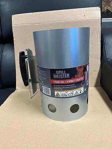 sadnice maline: Dimnjak za brikete/ugalj – Charcoal Chimney Starter (GRILL MEISTER) — 1