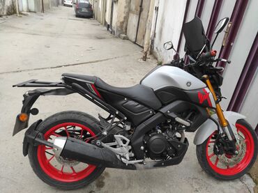 moto satilir: Yamaha MT 15 bagajı