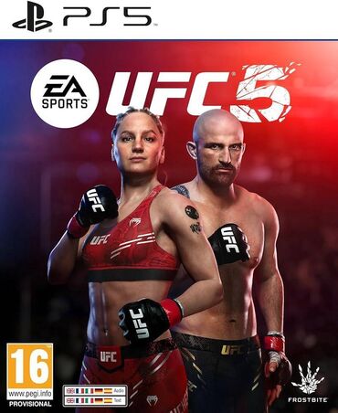 PS4 (Sony PlayStation 4): Оригинальный диск !!! EA Sports UFC 5 (PS5) – симулятор смешанных
