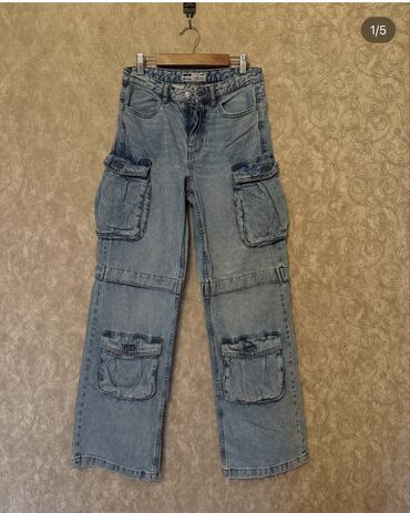 Cinslər: Cinslər, Bershka, 2XS (EU 32), rəng - Mavi