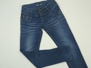 spódniczka jeansowe z guzikami: Jeansy, S, stan - Dobry