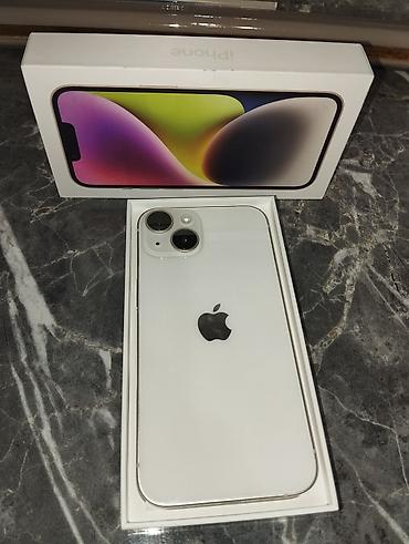 IPhone 14, 128 GB, Ağ, Face ID