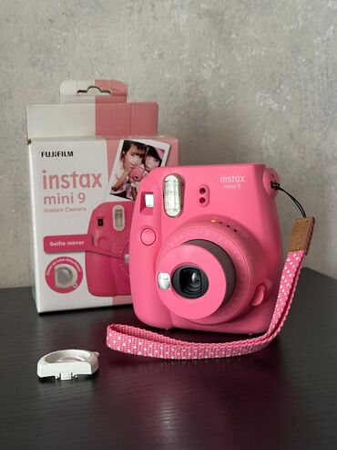 штатив для фотоаппарата velbon: Fujifilm Instax mini 9 – Flamingo Pink ani fotoaparat Xüsusiyyətlər