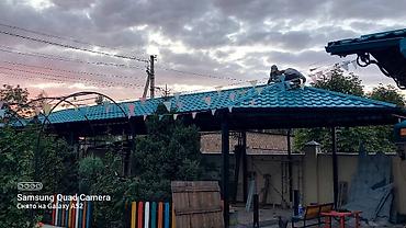 Навесы: Навес, Другая форма, Металл, Поликарбонат, Новый, Установка — 12