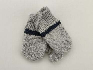 czapka szara: Gloves, 18 cm, condition - Very good