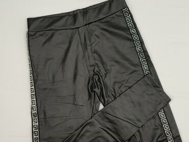 Legginsy Ze skóry ekologicznej damskie, rozmiar L