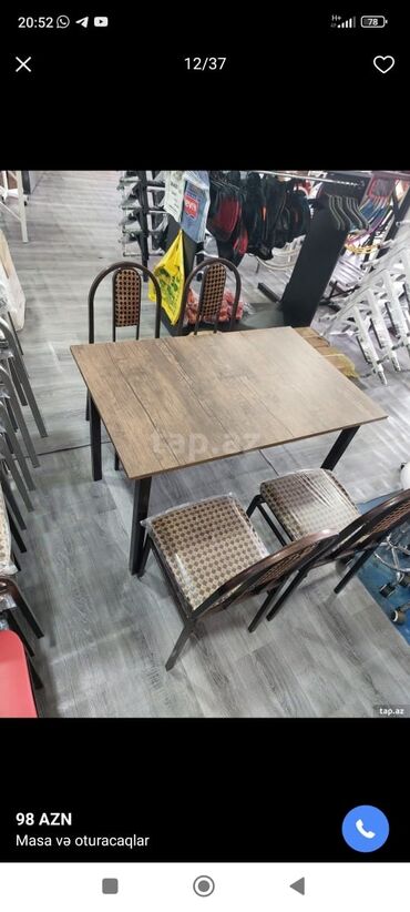 Restoran mebeli: Masa və oturacaqların birbaşa depodan topdan qiymətinə pərakəndə — 17