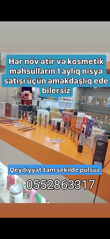 ana bala dəst: 1 aylıq nisyə ilə ətir və kosmetik məhsulların satışı üçün əməkdaşlıq — 3