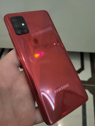 ноутбук цена в бишкеке: Samsung Galaxy A51, Колдонулган, 64 ГБ, түсү - Кызыл