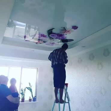 Натяжной потолок: Натяжной потолок 3D потолки, Матовое, Глянцевое Бесплатная консультация, Демонтаж, Бесплатный замер — 19