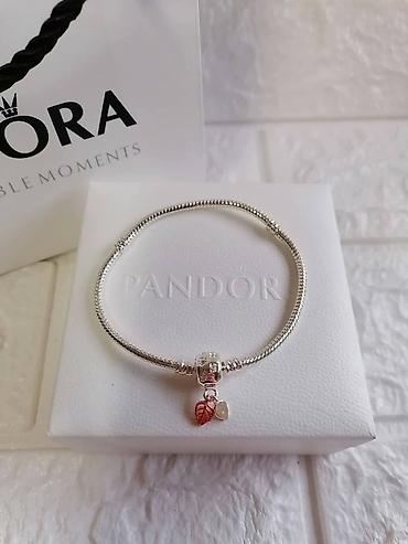 sterling silver 925: Pandora narukvica Vel:20cm Cena:1800din (Samo narukvica bez — 1