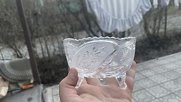 Наборы посуды: Набор винтажного гранёного стекла/хрусталя Состав: - 3 салатницы/вазы — 11