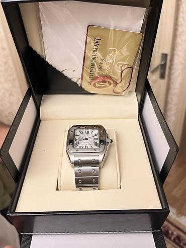 tissot 1853 saat: Cartier Santos stilində kişi qol saatı - Korpus: kvadrat formalı — 1
