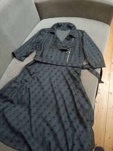 48 razmer don: Коктейльное платье, Миди, 4XL (EU 48)