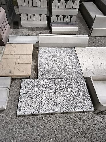 pletkalar: Dekorativ beton məhsulları və səki plitələri - Material: yüksək — 1