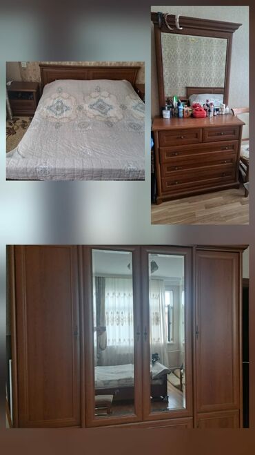 диван клик кляк: 2 односпальные кровати, Шкаф, Трюмо, 2 тумбы, Б/у