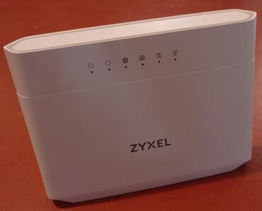 modem fiber optic: Zyxel ADSL/VDSL2 (fiber) 2.4/5Ghz 4 port modem router (iki ay