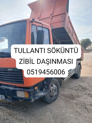Yük daşımaları: Bütün növ yüklərin daşınması xidməti tullantı zibillərin daşıması — 2