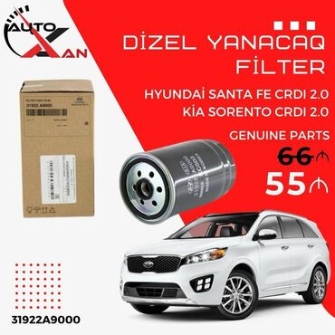 kia sorento yanacaq serfiyyati: Hyundai Santafe / Sorento, 2 l, Dizel, 2016 il, Orijinal