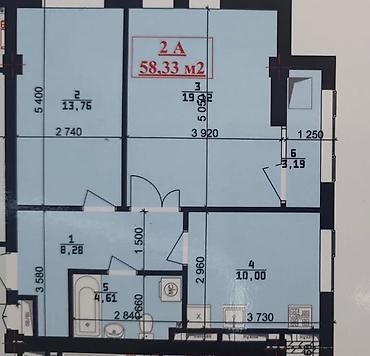 Продажа квартир: 2 комнаты, 59 м², Элитка, 12 этаж, Готовая ПСО (под самоотделку) — 9