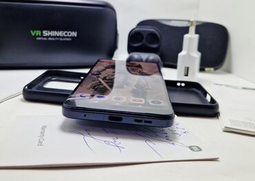 Redmi: Redmi, Redmi Note 12, Б/у, 256 ГБ, цвет - Синий, 1 SIM, eSIM, 2 SIM — 6