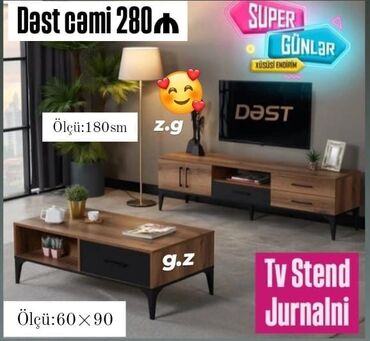 tv stand baku: Yeni, Jurnal masası, TV altlığı