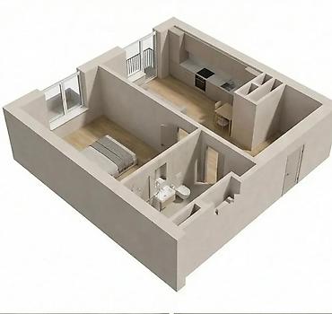 квартира 6 мкр: 1 комната, 33 м², Элитка, 7 этаж, ПСО (под самоотделку) — 6
