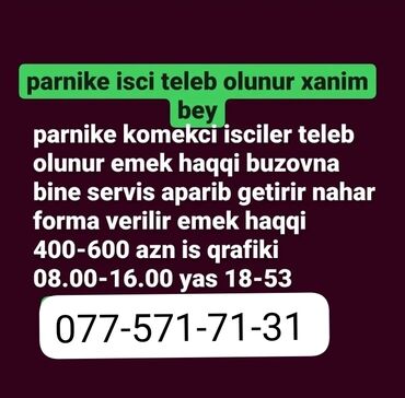 rusiyada isci teleb olunur 2020: Parnikə işci tələb olunur. Əmək haqqı 400-600