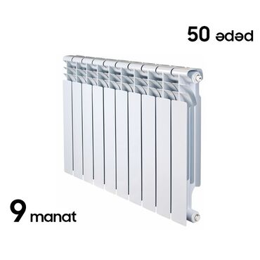 Radiatorlar: İşlənmiş Seksiyalı Radiator Alüminium, Zəmanətli