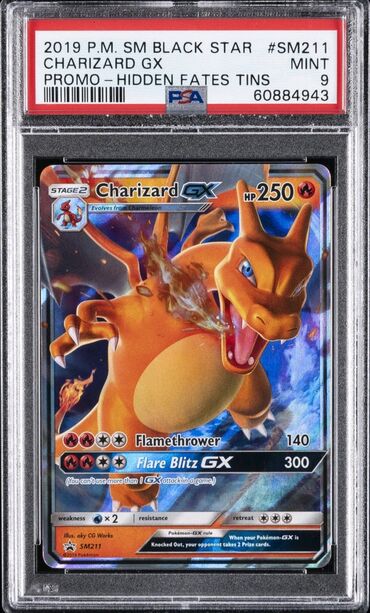 Kolleksiya kartları: Pokémon kart. charizard 2019 karti. endirim ola biler