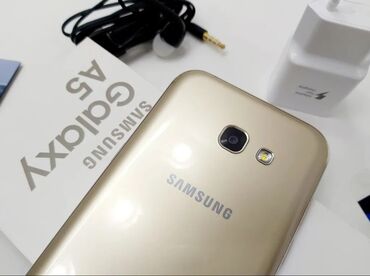 Samsung: Samsung Galaxy A5, Б/у, 128 ГБ, цвет - Золотой, 2 SIM at lalafo.kg — 2 Samsung: Samsung Galaxy A5, Б/у, 128 ГБ, цвет - Золотой, 2 SIM — 2
