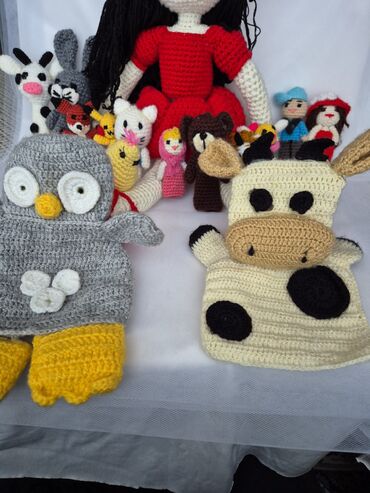 Oyuncaqlar: Toxunma barmaq kuklalar ələ keçirtmə kuklalar və adi kukla.Göz nuru — 13